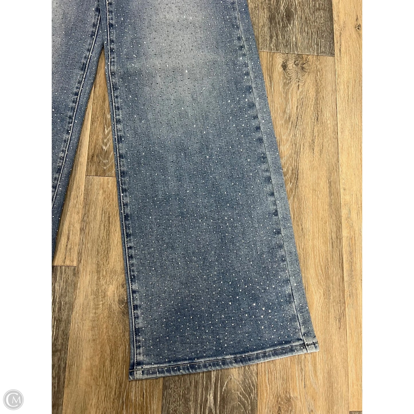Jeans Wide Leg By Risen x AVARA In Blue Denim, Size: 2/26