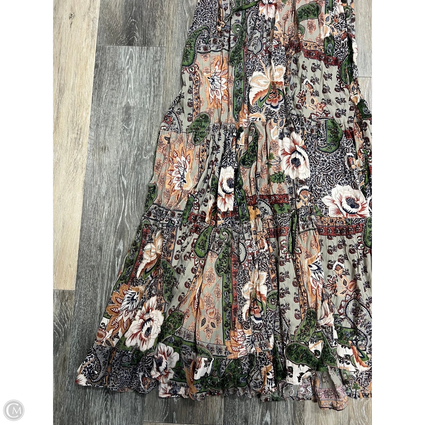 Dress Casual Maxi By Lola P In Brown, Size: M
