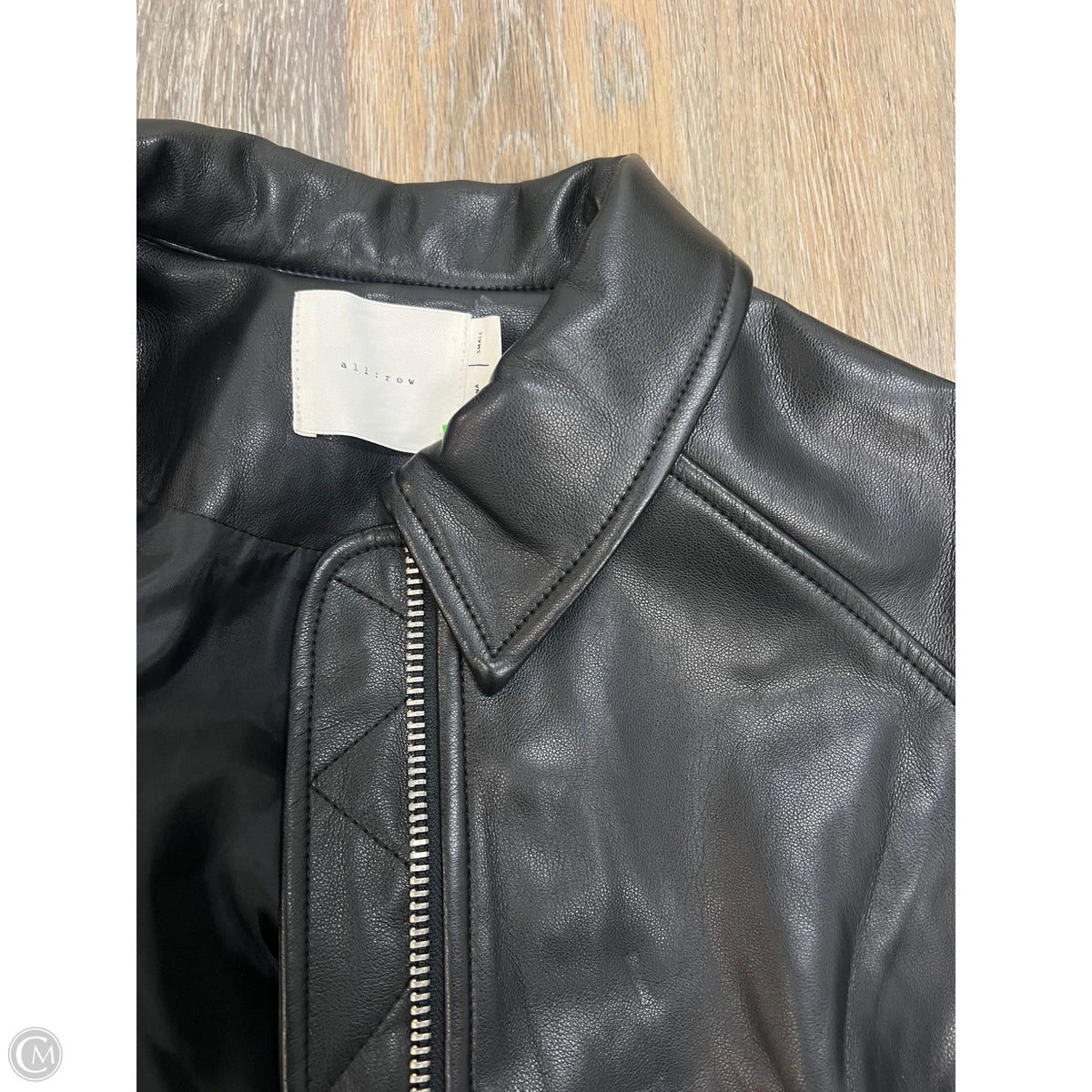 -Jacket Moto By All Row In White, Size: S