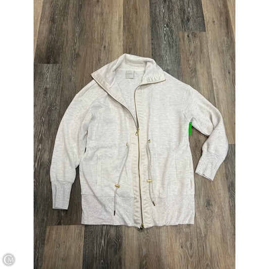 Athletic Jacket By Varley In Cream, Size: S