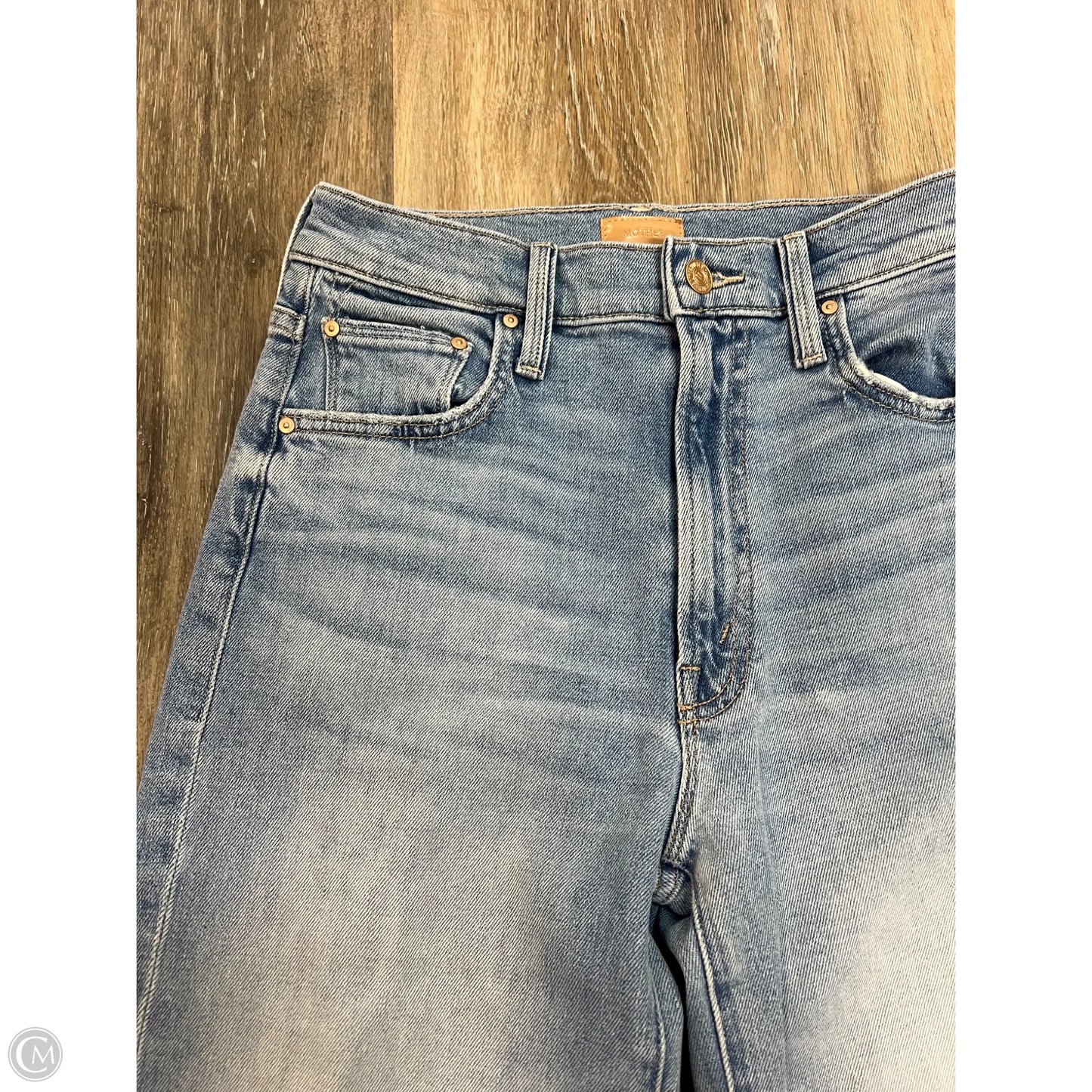 Jeans Wide Leg By Mother In Blue Denim, Size: 2/26