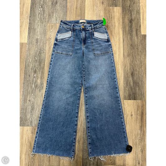 Jeans Wide Leg By Kut In Blue Denim, Size: 2
