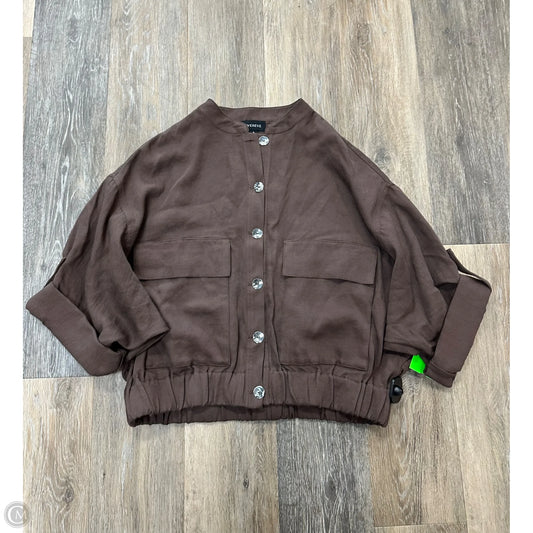 Jacket Utility By Evereve In Brown, Size: S