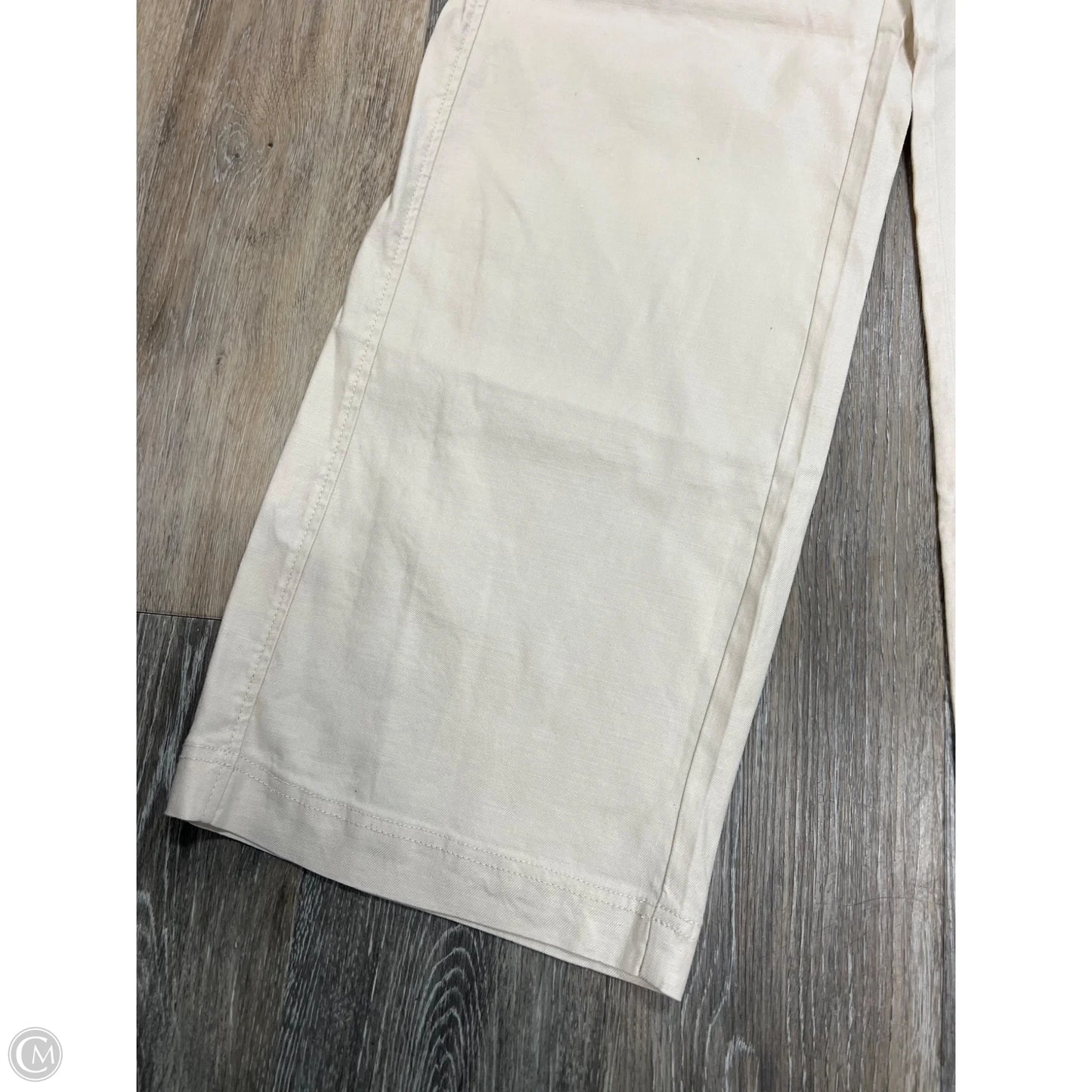 Pants Wide Leg By Evereve In Cream, Size: S