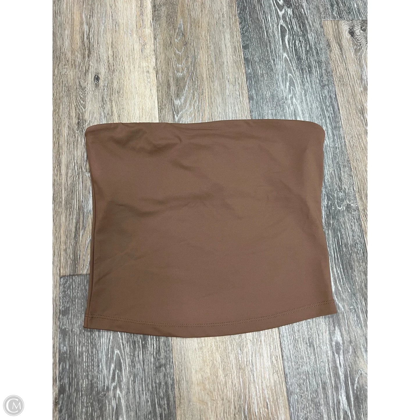 Top Sleeveless By Evereve In Brown, Size: S