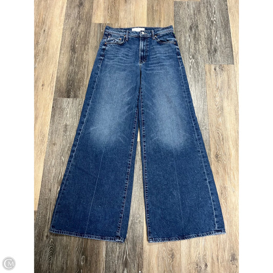 Jeans Wide Leg By Mother In Blue Denim, Size: 6/28