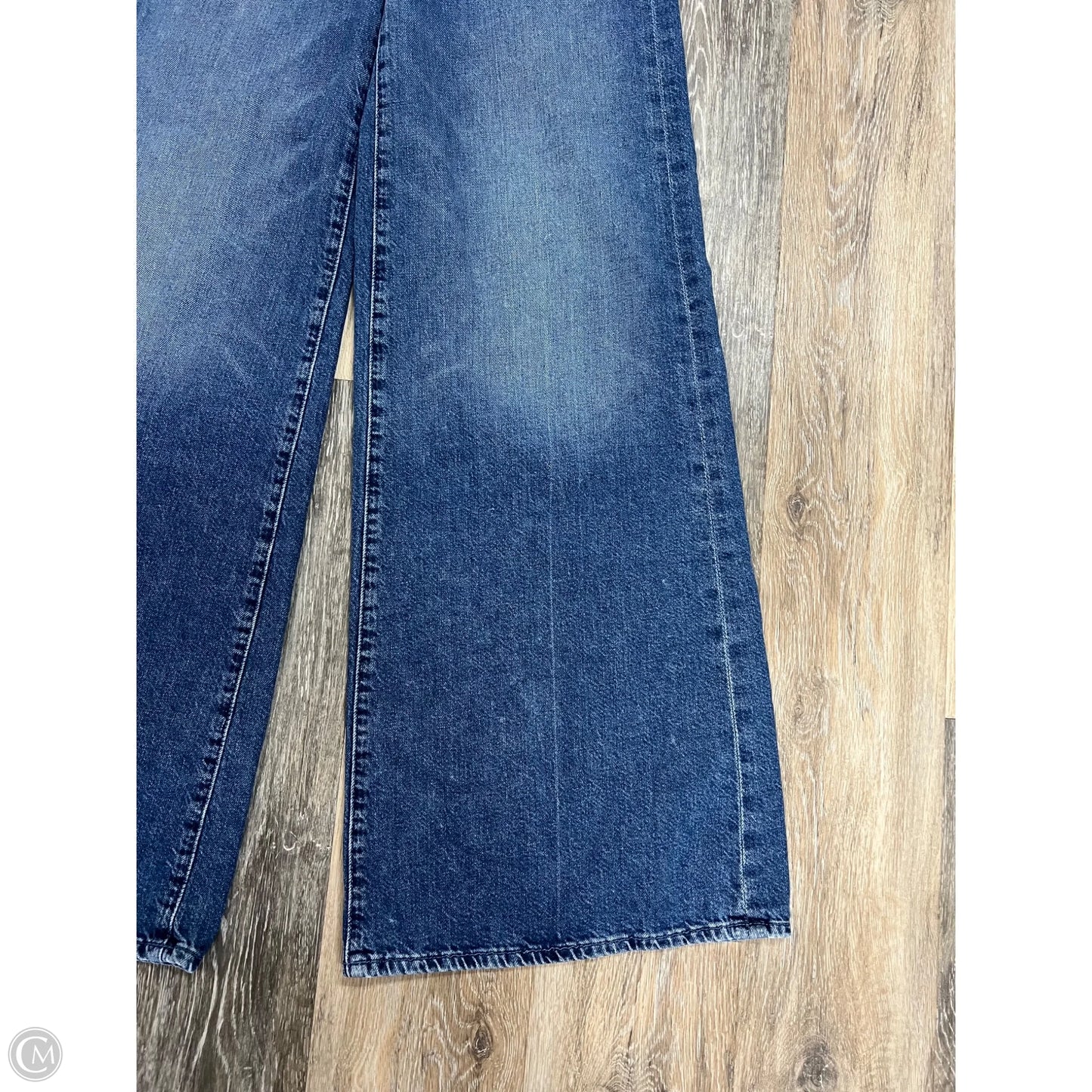 Jeans Wide Leg By Mother In Blue Denim, Size: 6/28