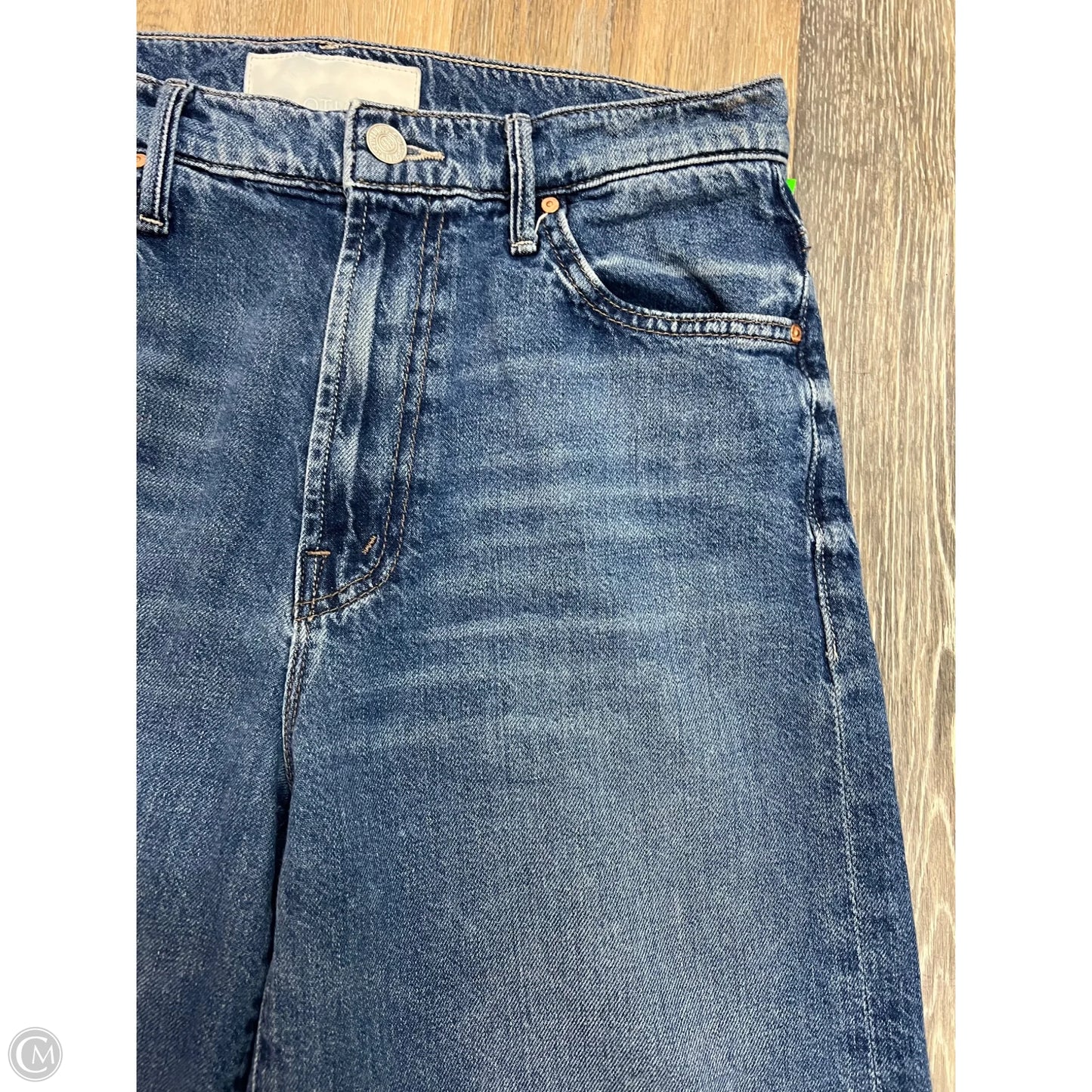 Jeans Wide Leg By Mother In Blue Denim, Size: 6/28