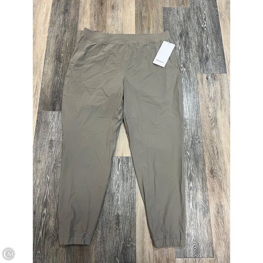 Athletic Pants By Lululemon In Brown, Size: 14