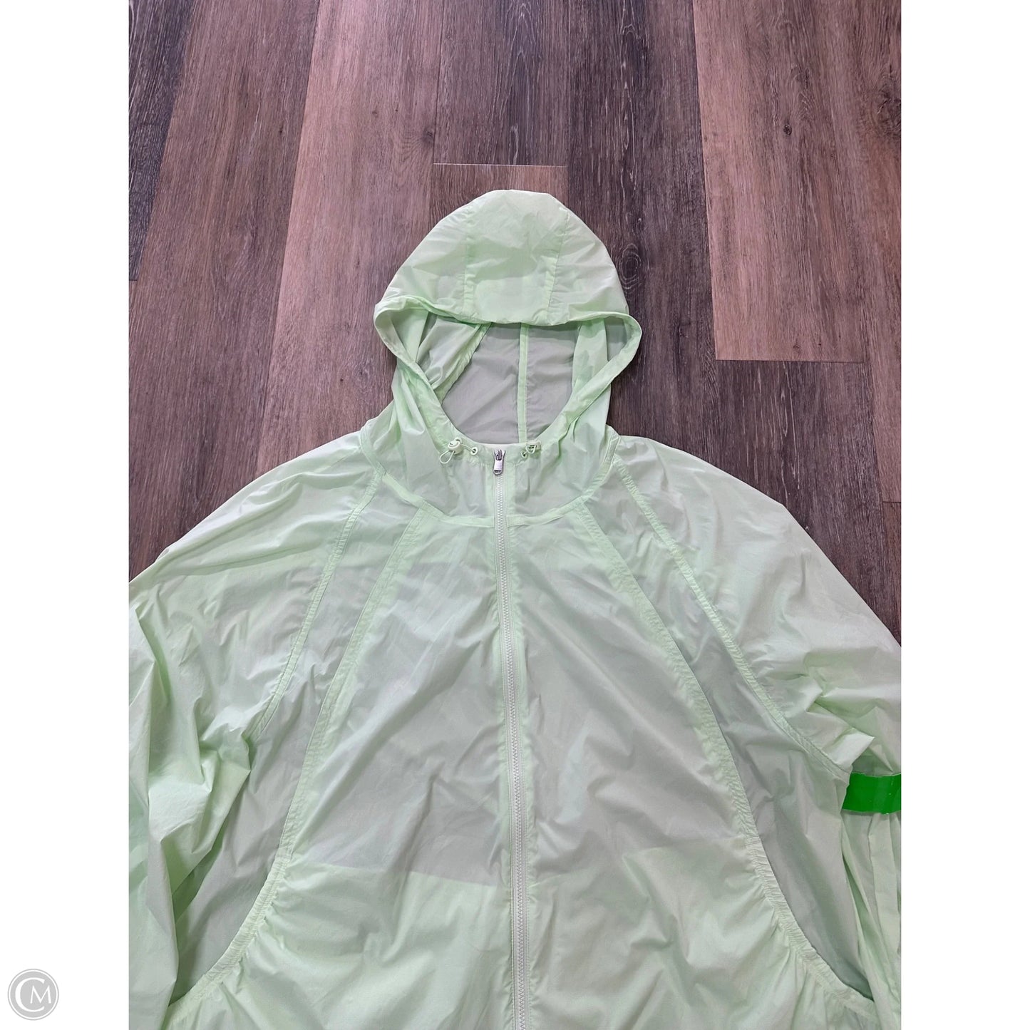 Athletic Jacket By Athleta In Green, Size: L