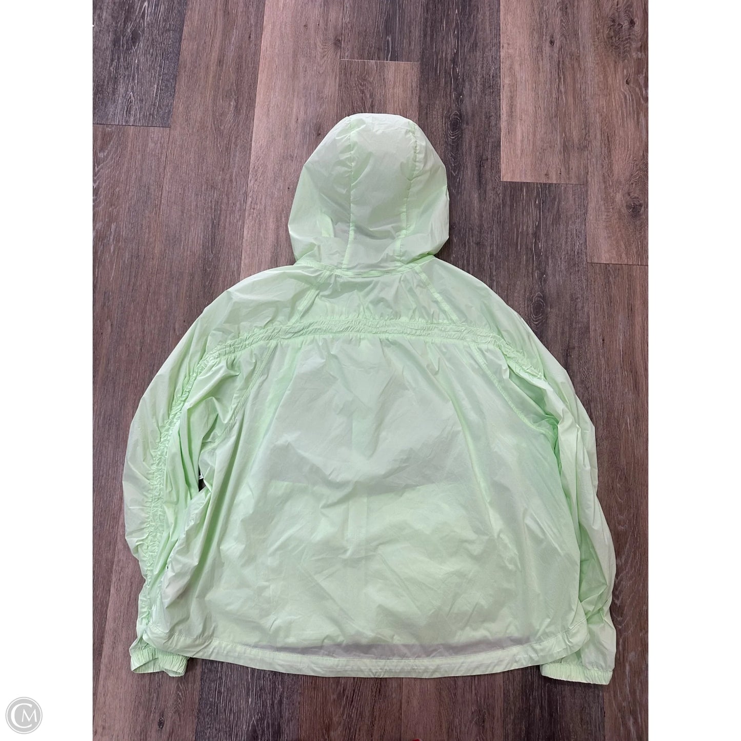 Athletic Jacket By Athleta In Green, Size: L
