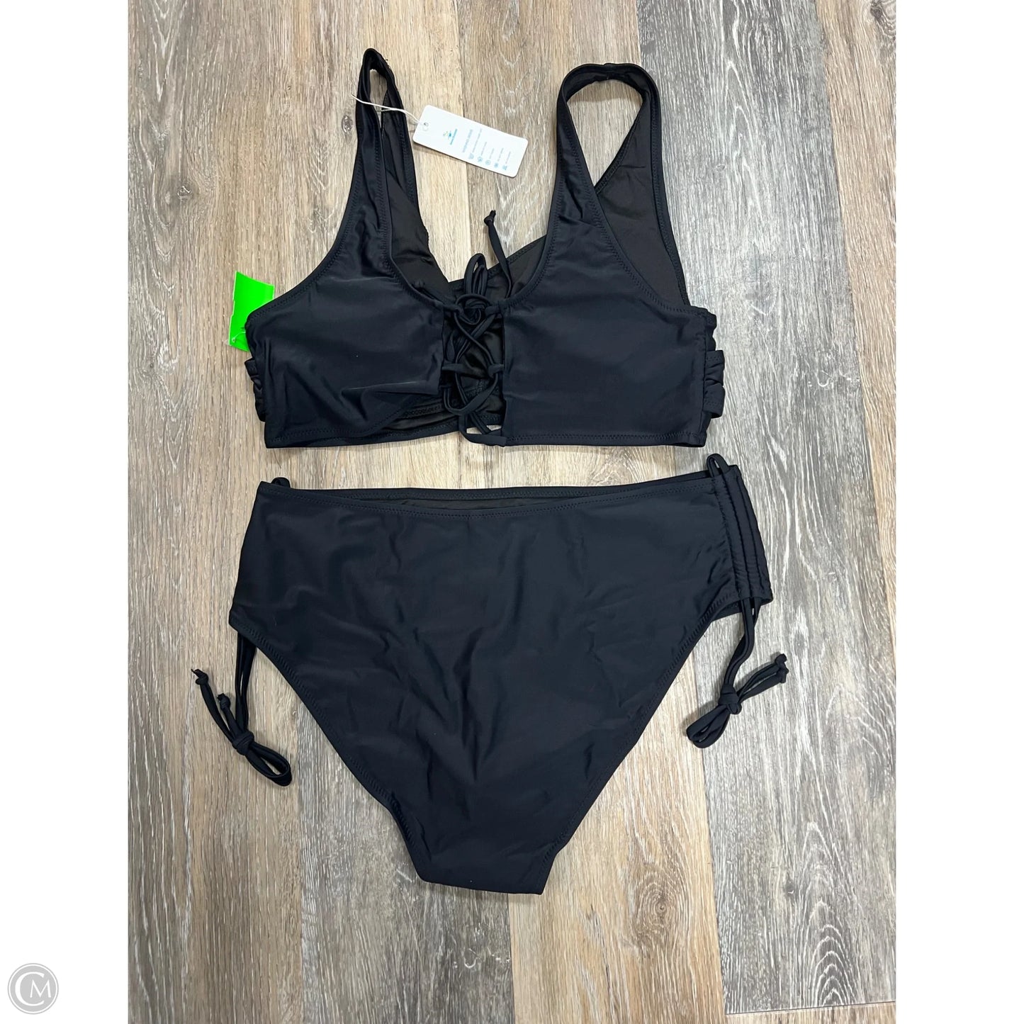 Swimsuit 2pc By Beachsissi In Black, Size: L