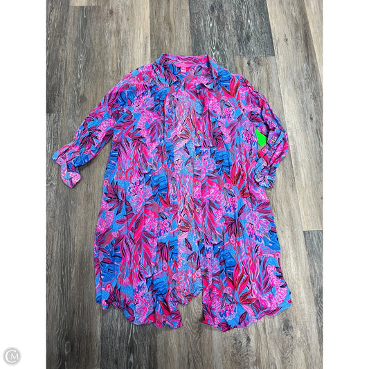 Swimwear Cover-up By Lilly Pulitzer In Tropical Print, Size: M