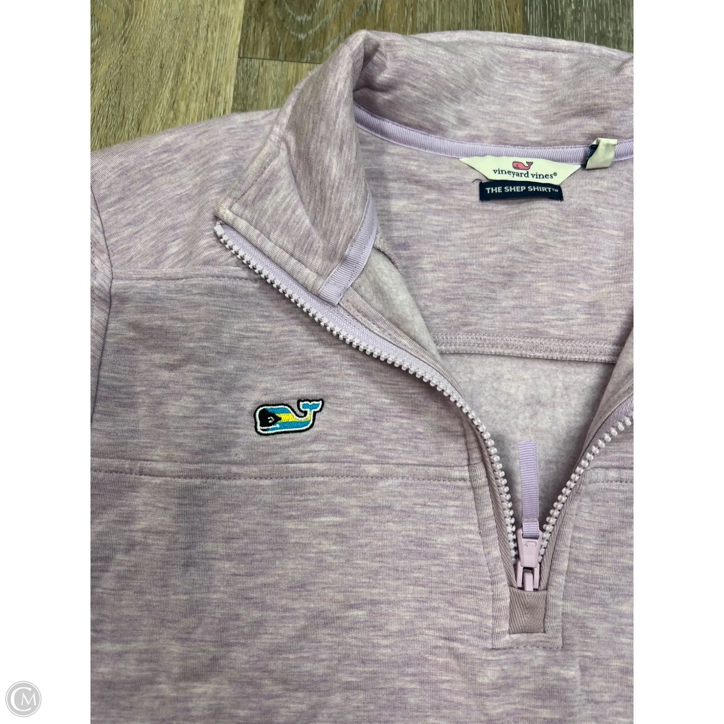 Athletic Sweatshirt Collar By Vineyard Vines In Purple, Size: M