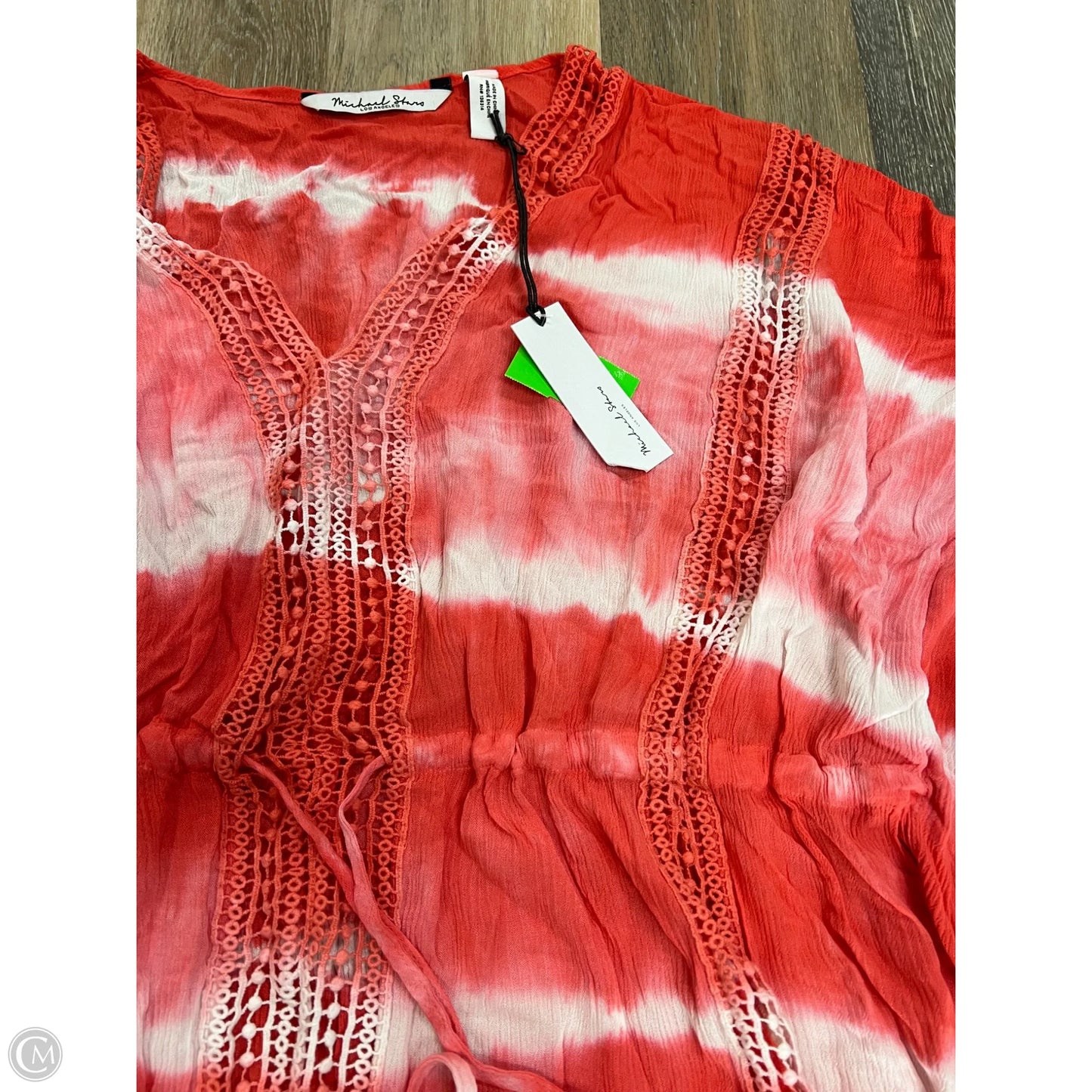 Swimwear Cover-up By Michael Stars In Red & White, Size: Osfm