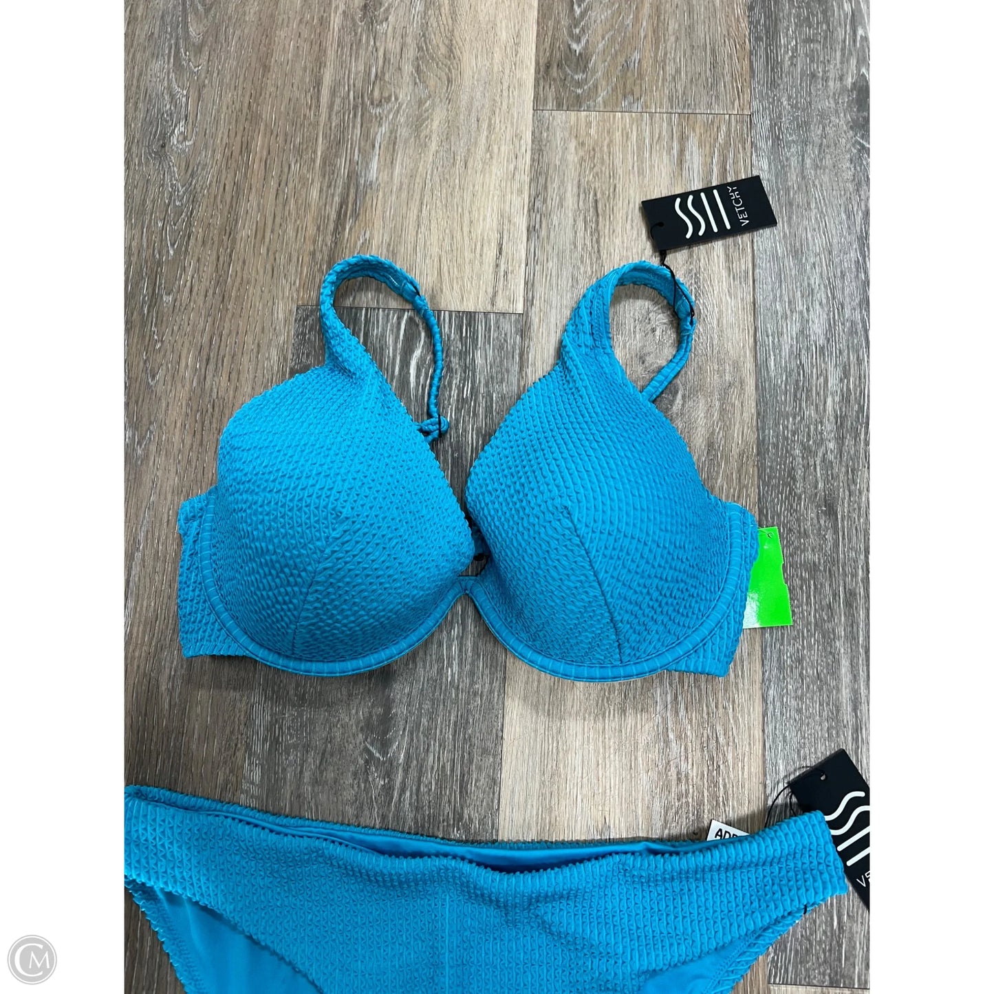 Swimsuit 2pc By Vetchy In Blue, Size: L