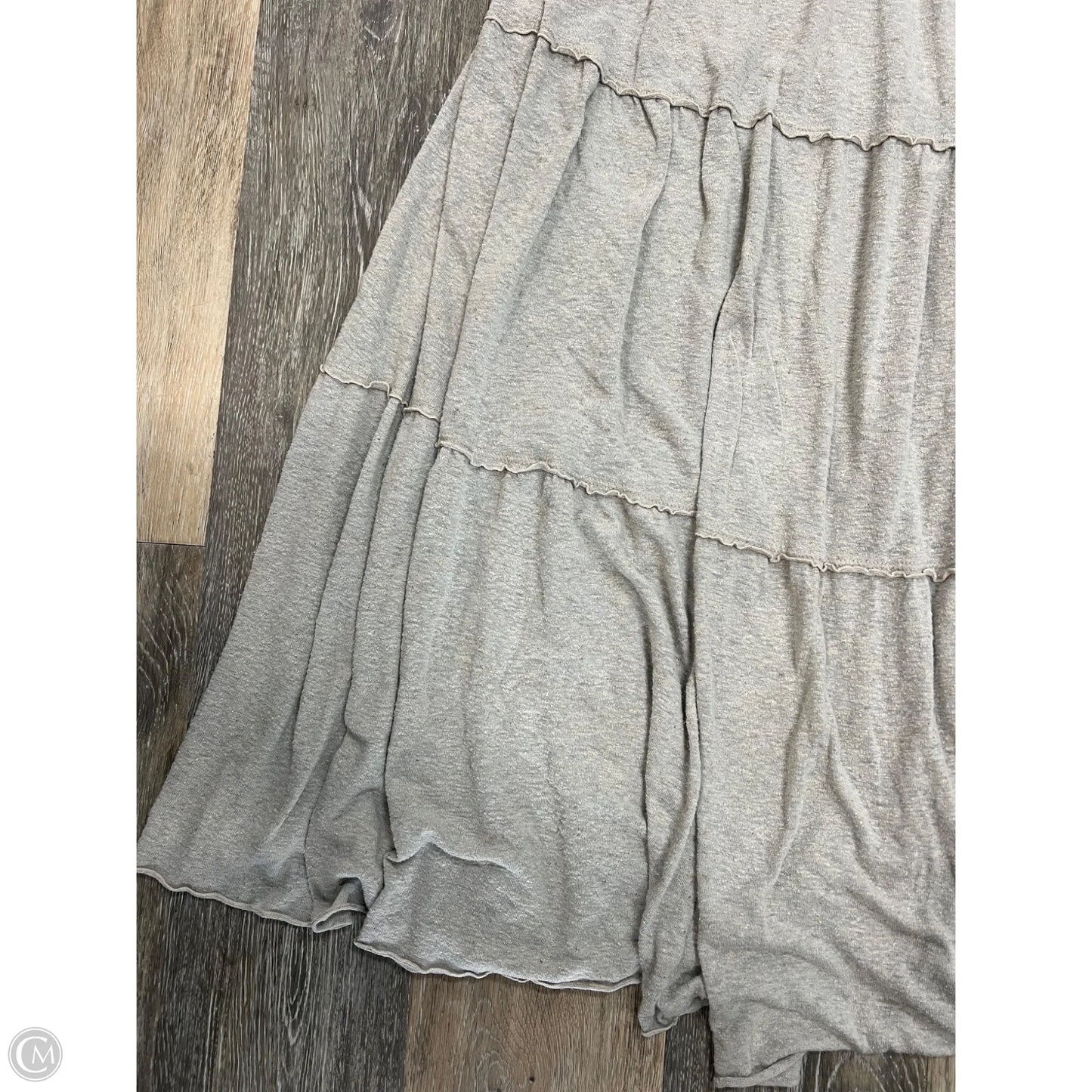 Dress Casual Maxi By Free People In Grey, Size: L