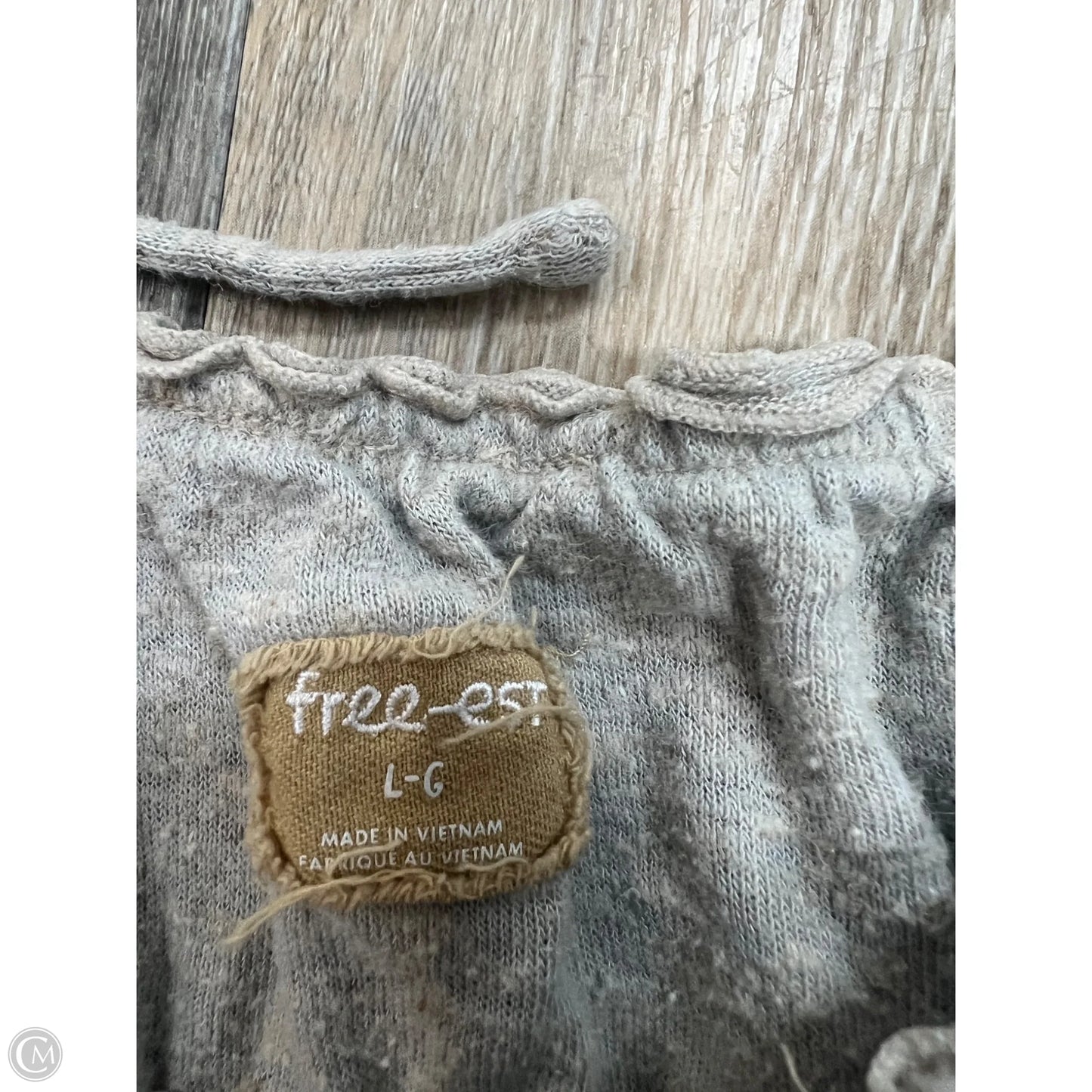 Dress Casual Maxi By Free People In Grey, Size: L