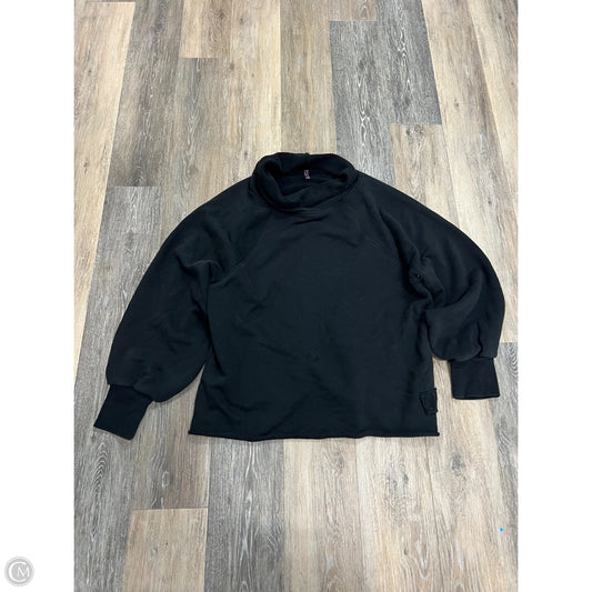 Sweatshirt Collar By Free People In Black, Size: M