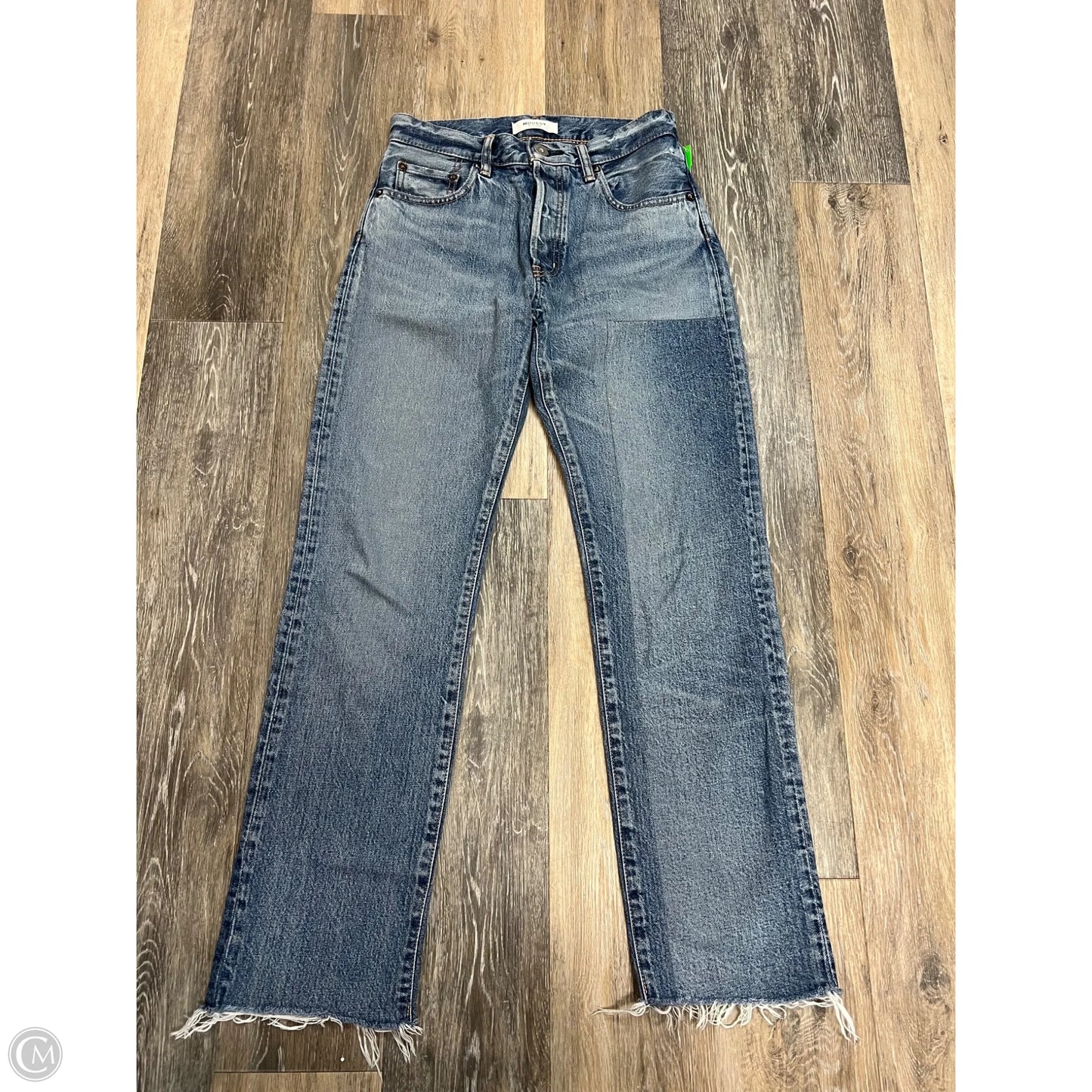 Jeans Straight By Moussy In Blue Denim, Size: 2/26