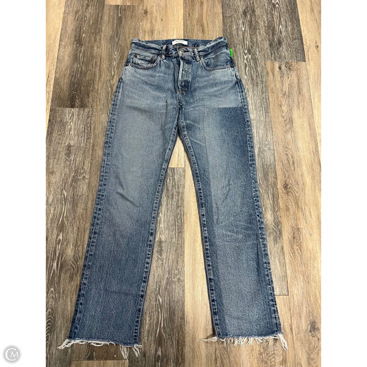 Jeans Straight By Moussy In Blue Denim, Size: 2/26