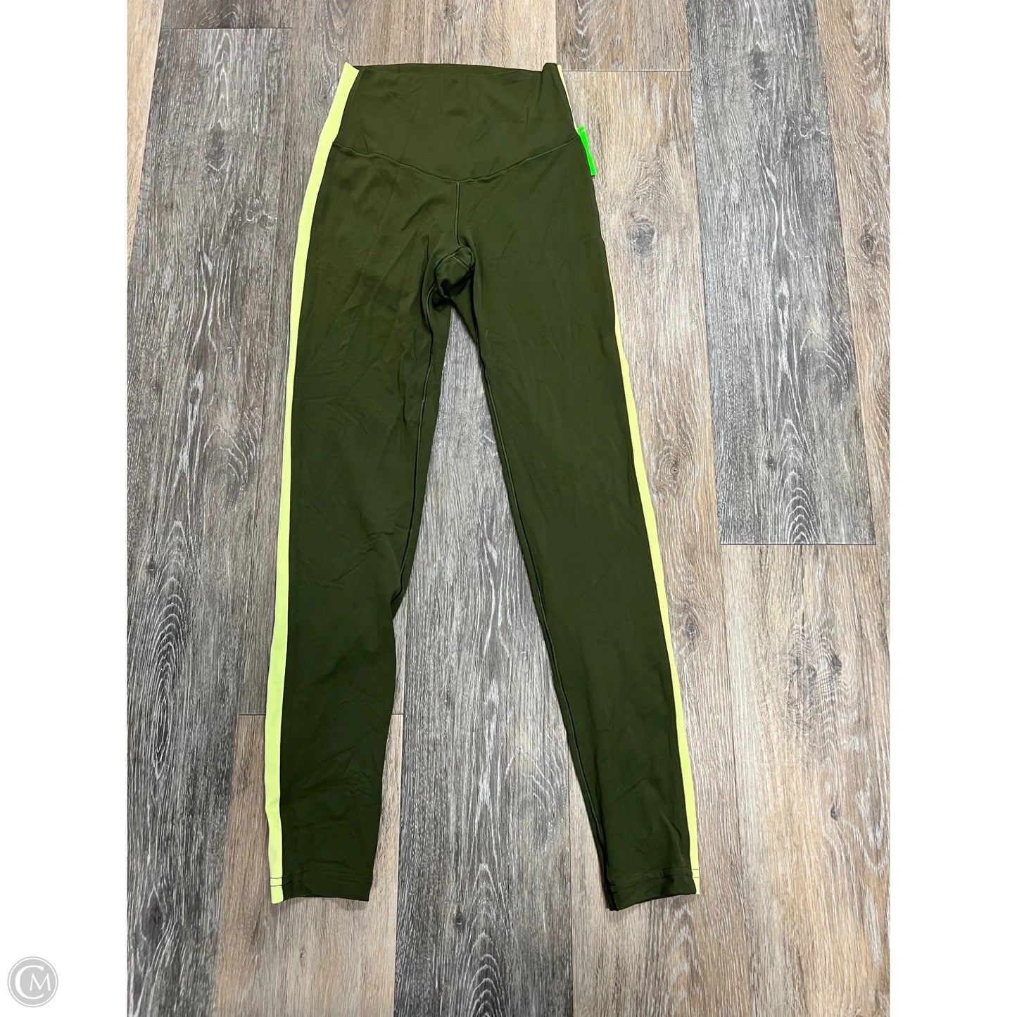 -Athletic Leggings By Offline In Green, Size: S