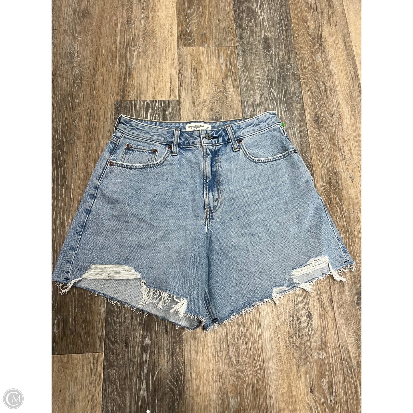 Shorts By Abercrombie And Fitch In Blue Denim, Size: 4