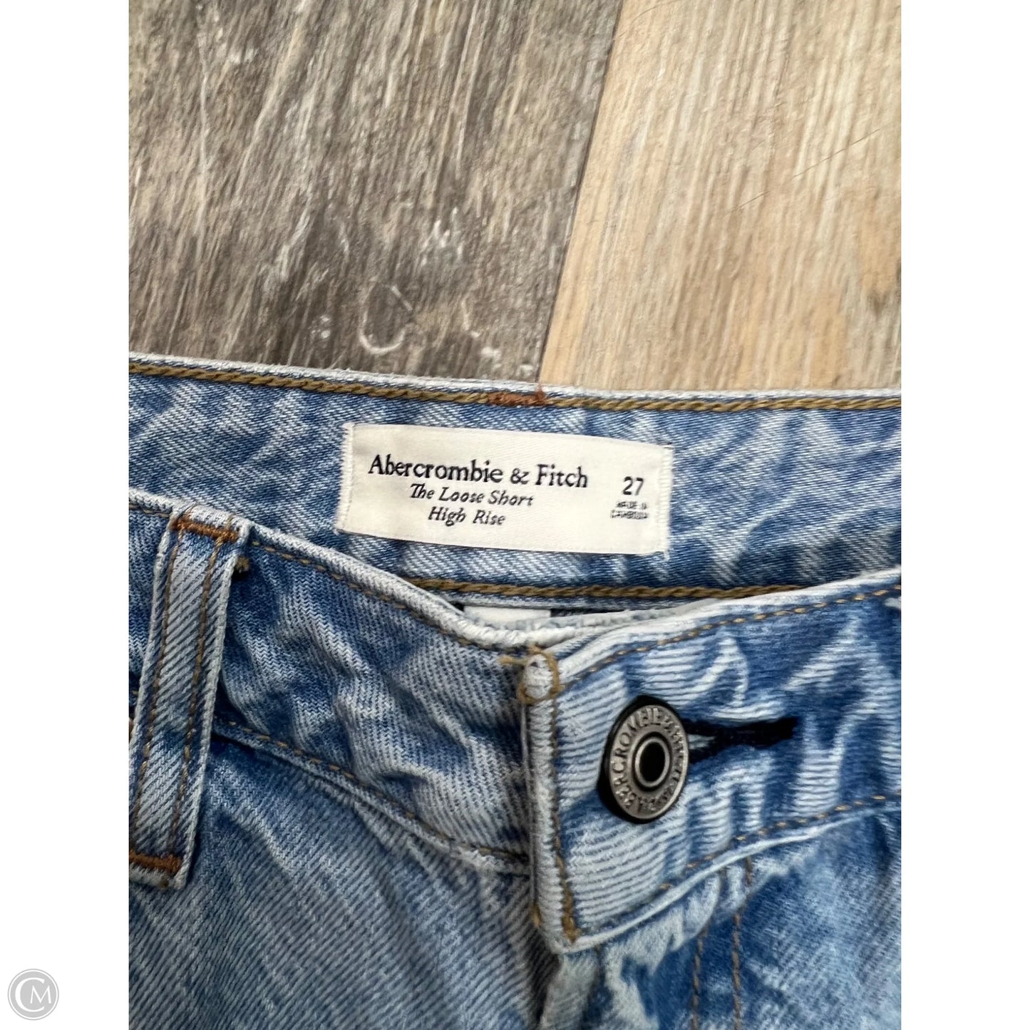 Shorts By Abercrombie And Fitch In Blue Denim, Size: 4
