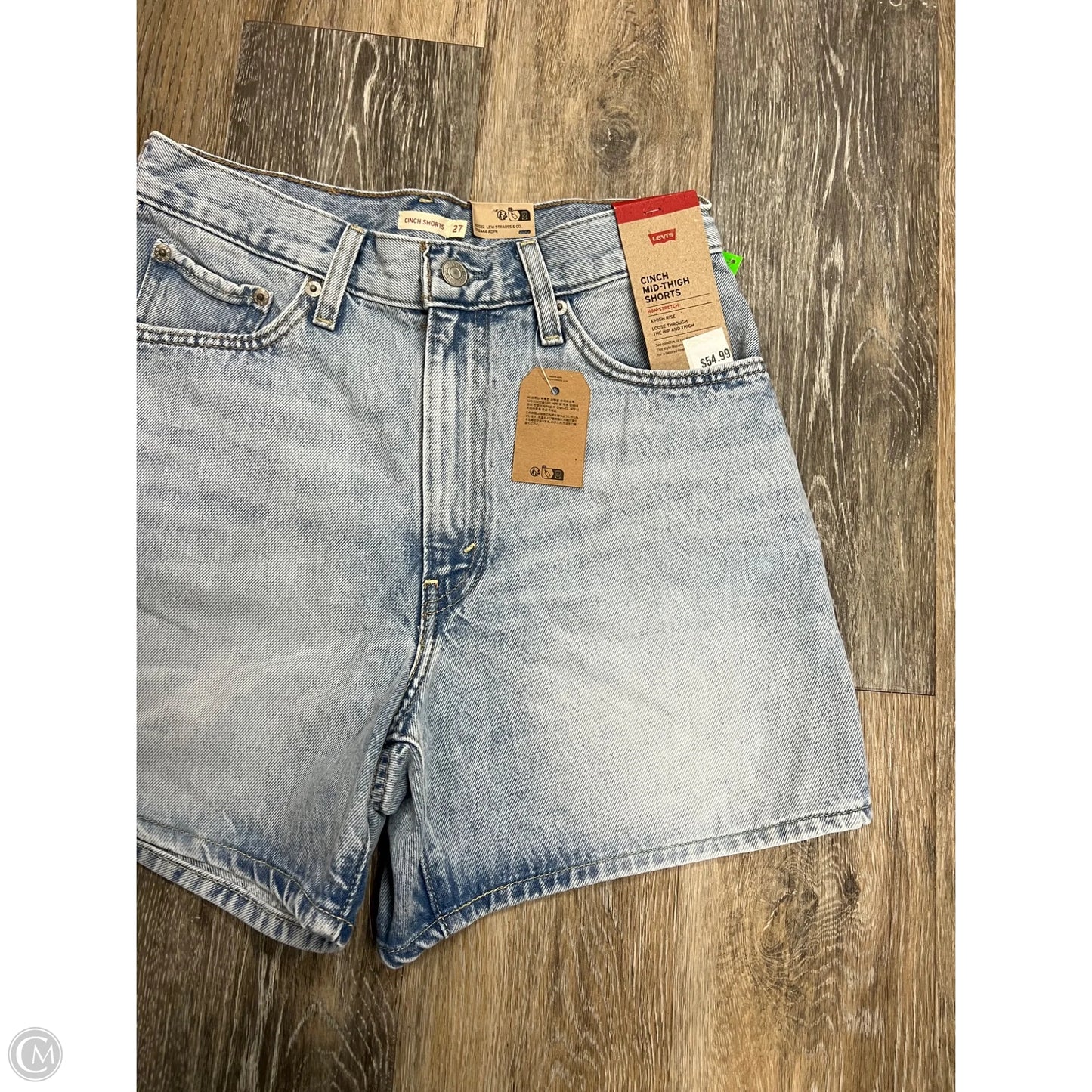 Shorts By Levis In Blue Denim, Size: 4/27