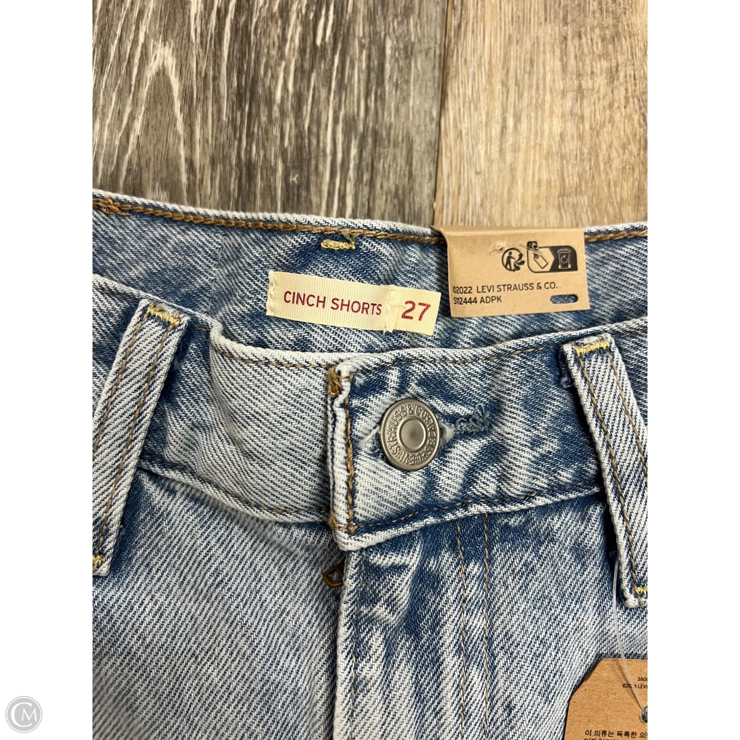 Shorts By Levis In Blue Denim, Size: 4/27