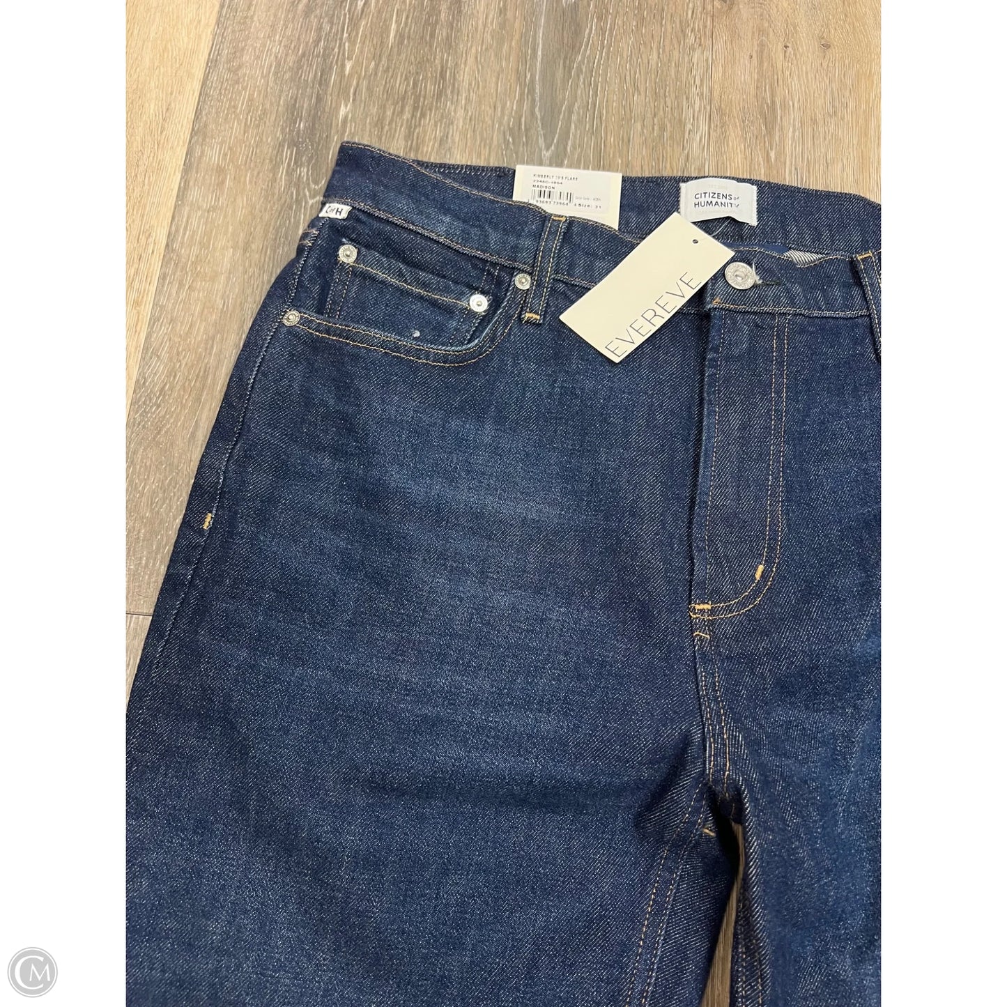 Jeans Flared By Citizens Of Humanity In Blue Denim, Size: 12/31