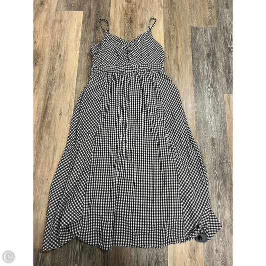 Dress Casual Maxi By Evereve In Checkered Pattern, Size: Xl