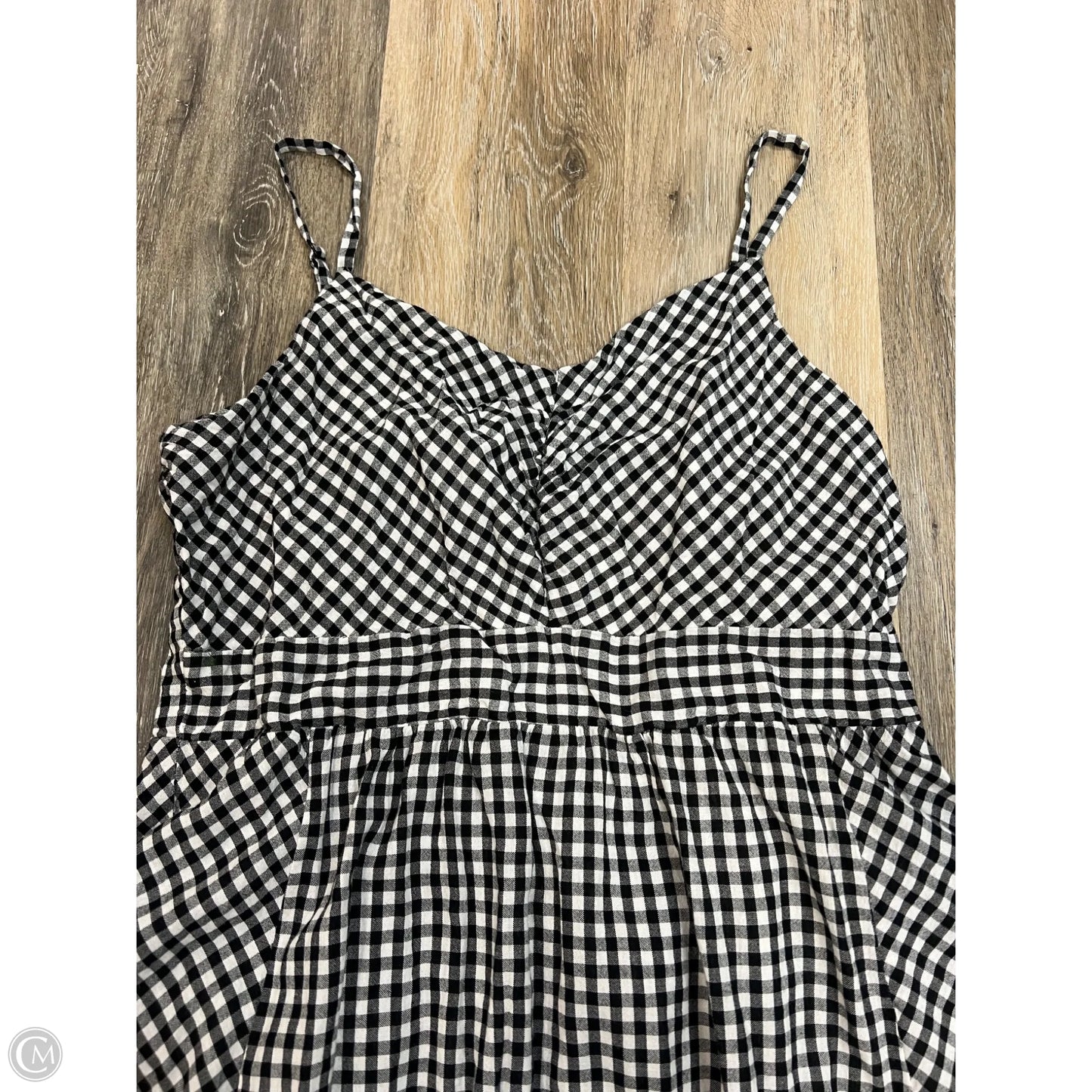 Dress Casual Maxi By Evereve In Checkered Pattern, Size: Xl
