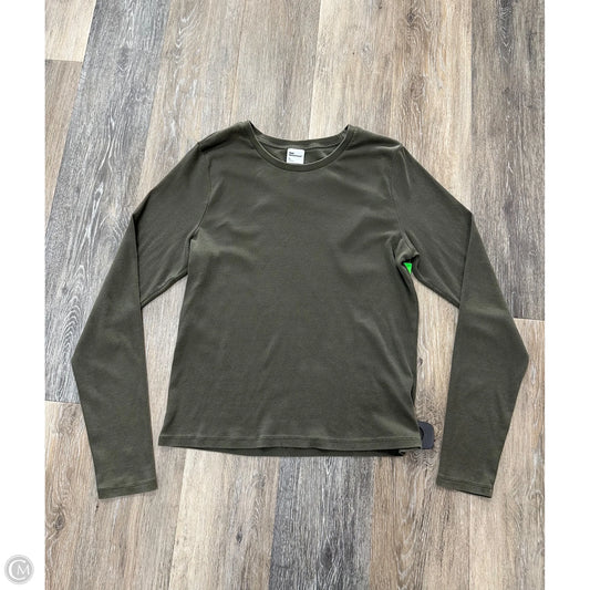 Top Long Sleeve By Tna In Green, Size: Xl