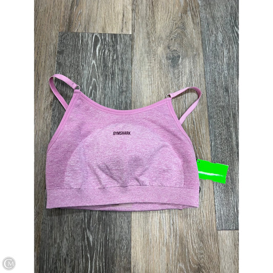 Athletic Bra By Gym Shark In Pink, Size: Xs