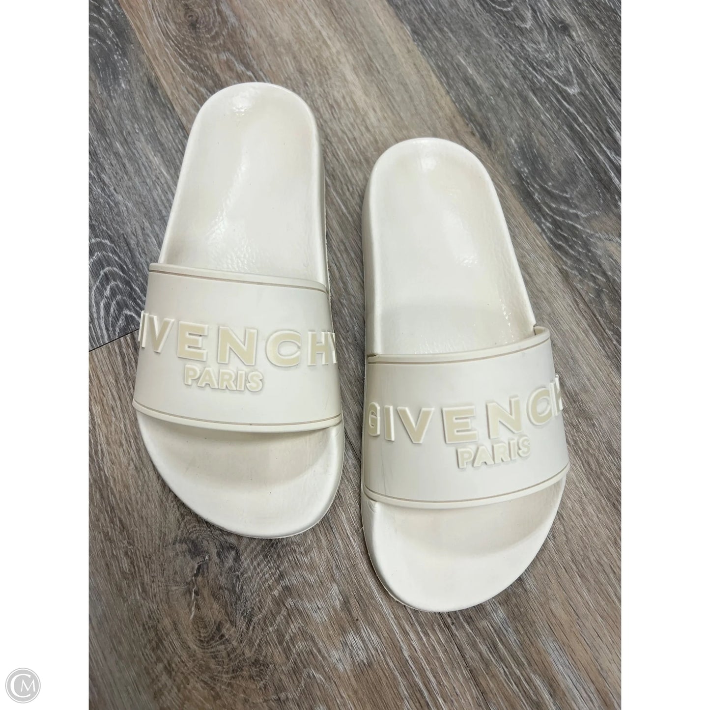Sandals Luxury Designer By Givenchy In Cream, Size: 6