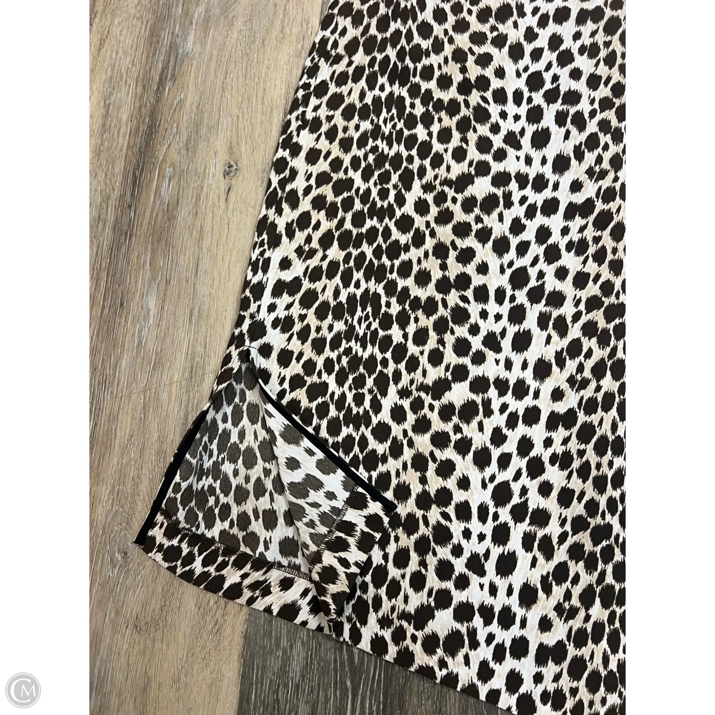 -Dress Party Midi By Club Monaco In Animal Print, Size: 8
