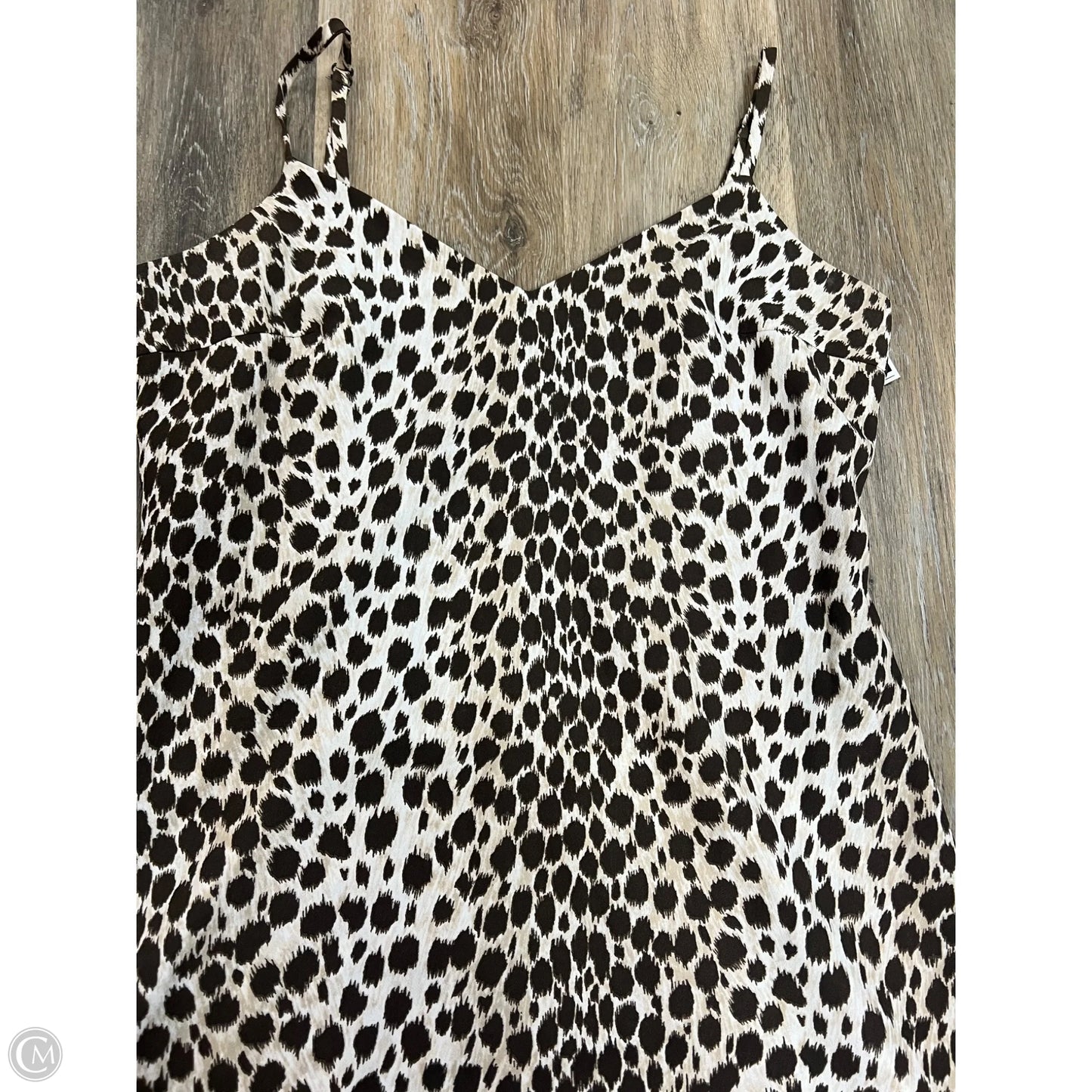 -Dress Party Midi By Club Monaco In Animal Print, Size: 8
