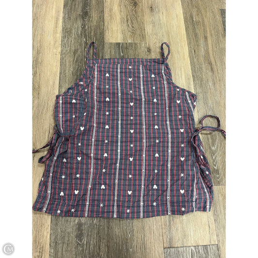 Top Sleeveless By Old Navy x DISNEY In Blue Red & White, Size: M