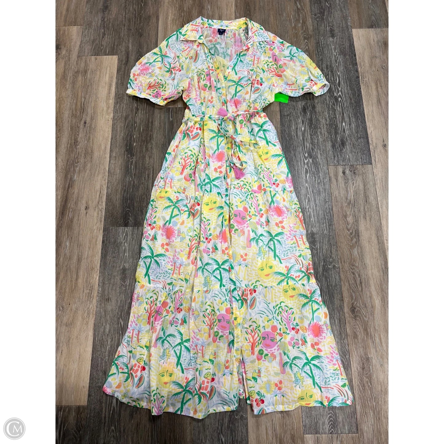 Dress Casual Maxi By Roller Rabbit x Target In Floral Print, Size: L