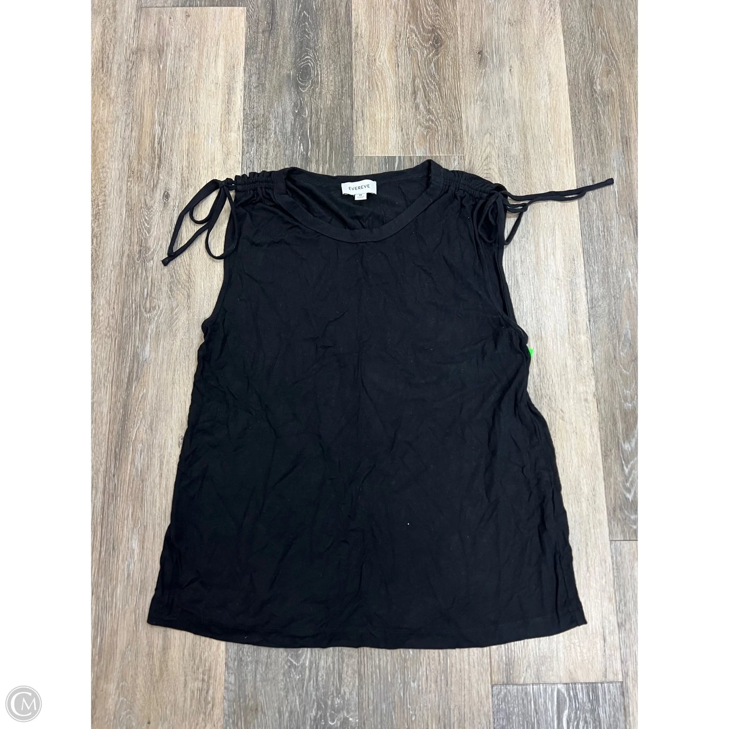 Top Short Sleeve By Evereve In Black, Size: M
