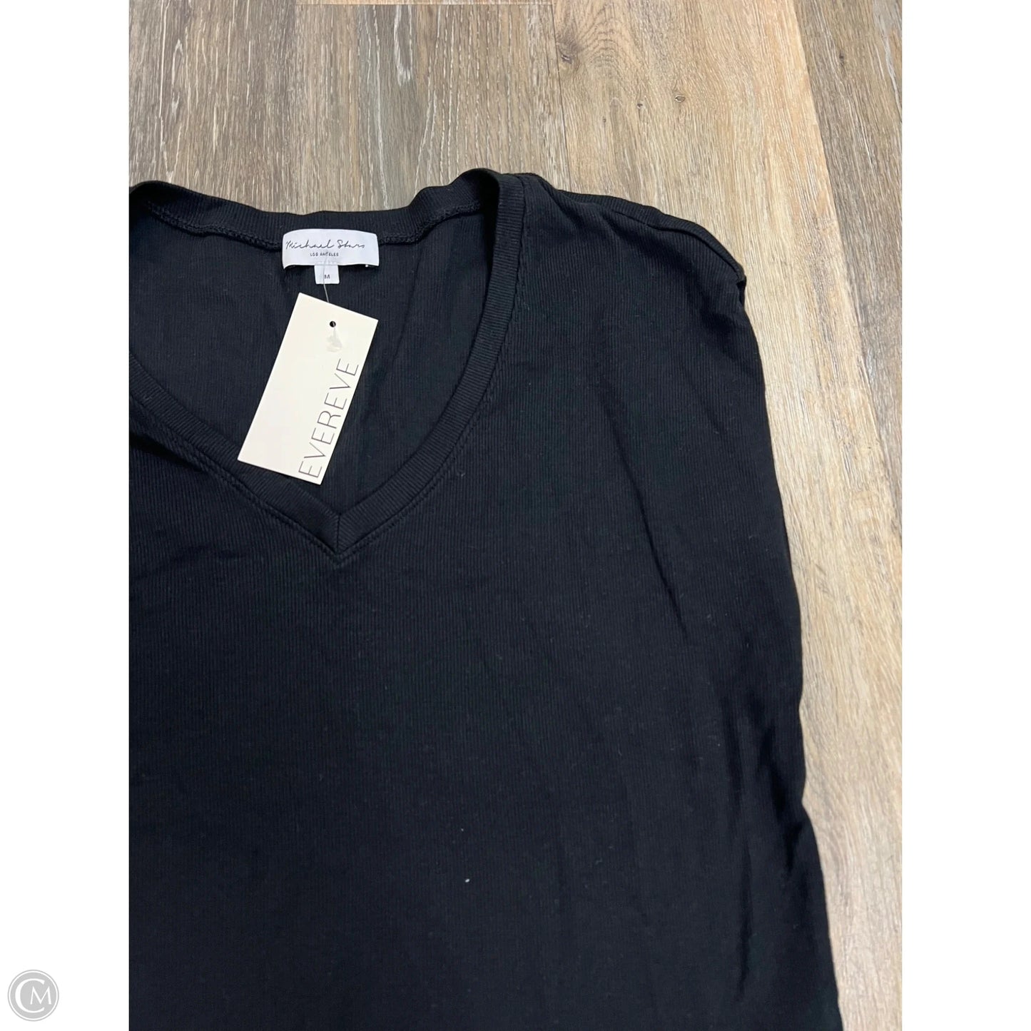 Top Short Sleeve By Michael Stars In Black, Size: M