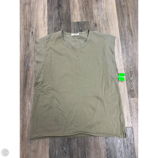Top Short Sleeve By Rag And Bone In Green, Size: M