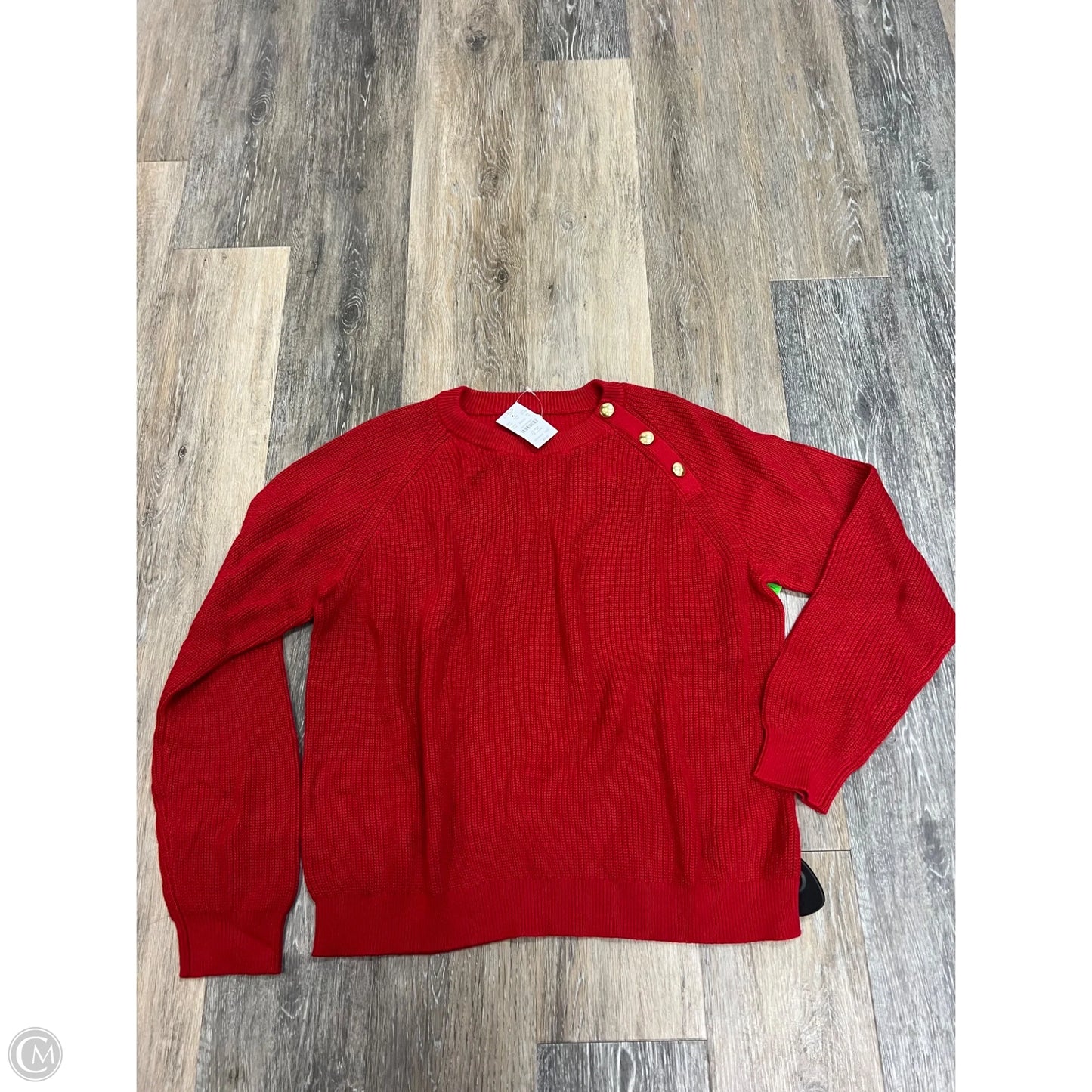 Sweater By J. Crew In Red, Size: Xl