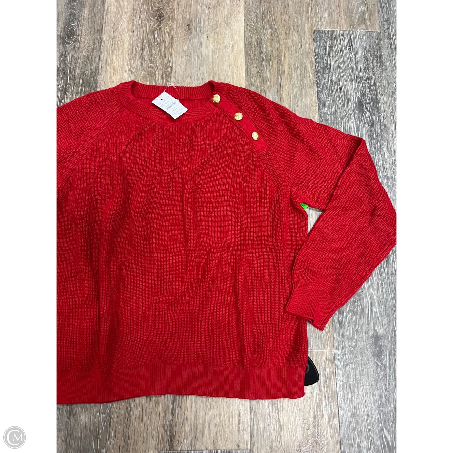 Sweater By J. Crew In Red, Size: Xl