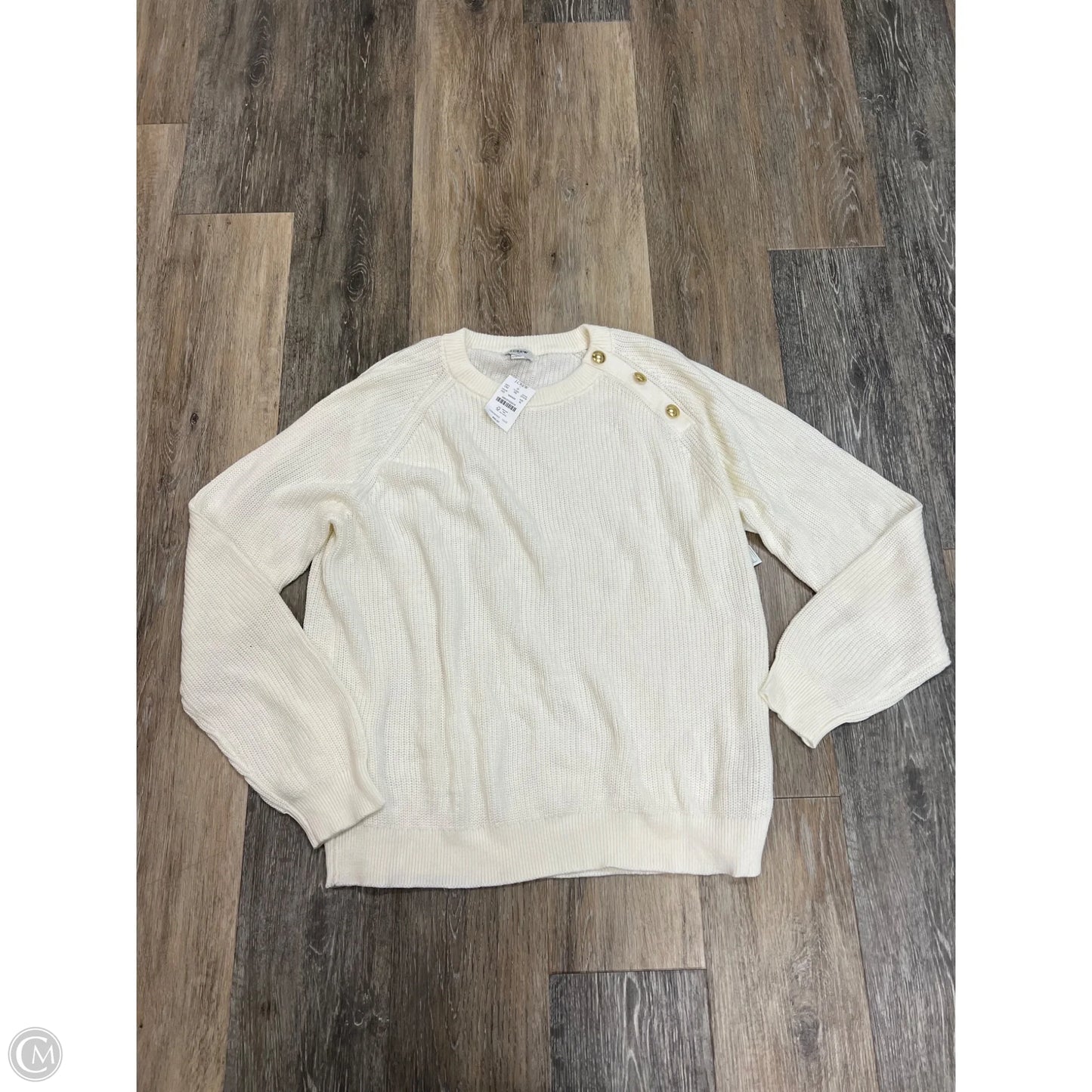 Sweater By J. Crew In White, Size: Xl