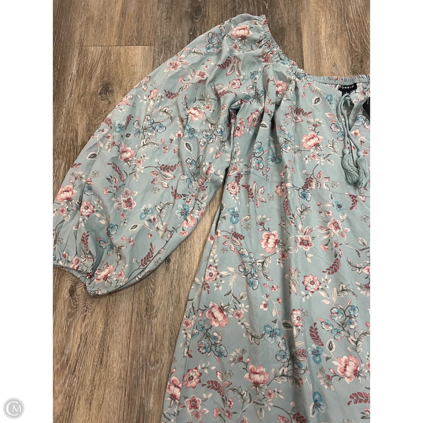 -Dress Casual Maxi By Torrid In Blue, Size: 1x