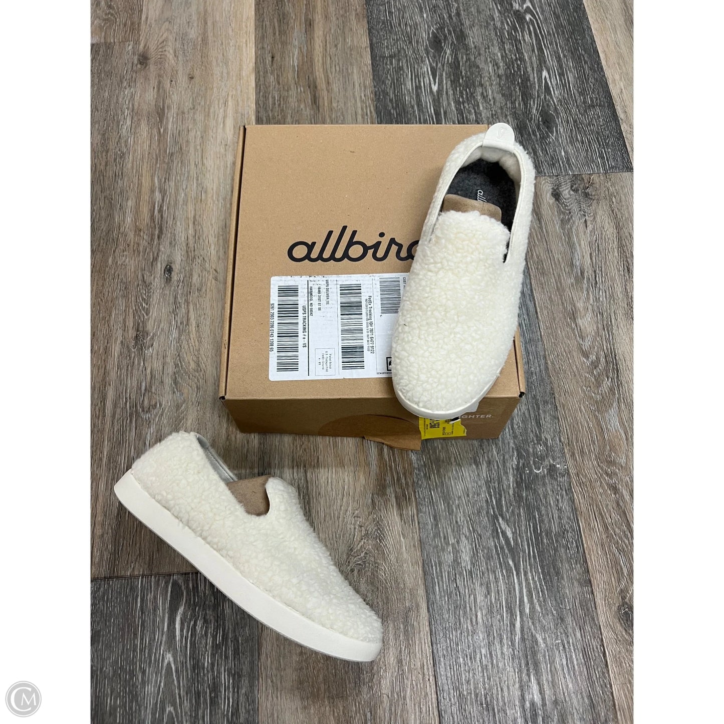 Shoes Flats Slippers By Allbirds In Cream, Size: 8