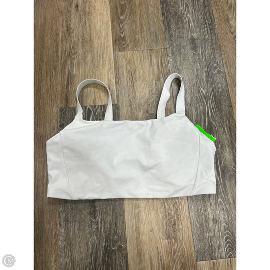 Athletic Bra By Athleta In White, Size: Xl