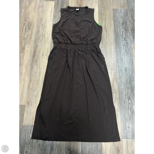Dress Casual Maxi By Lole In Brown, Size: Xl